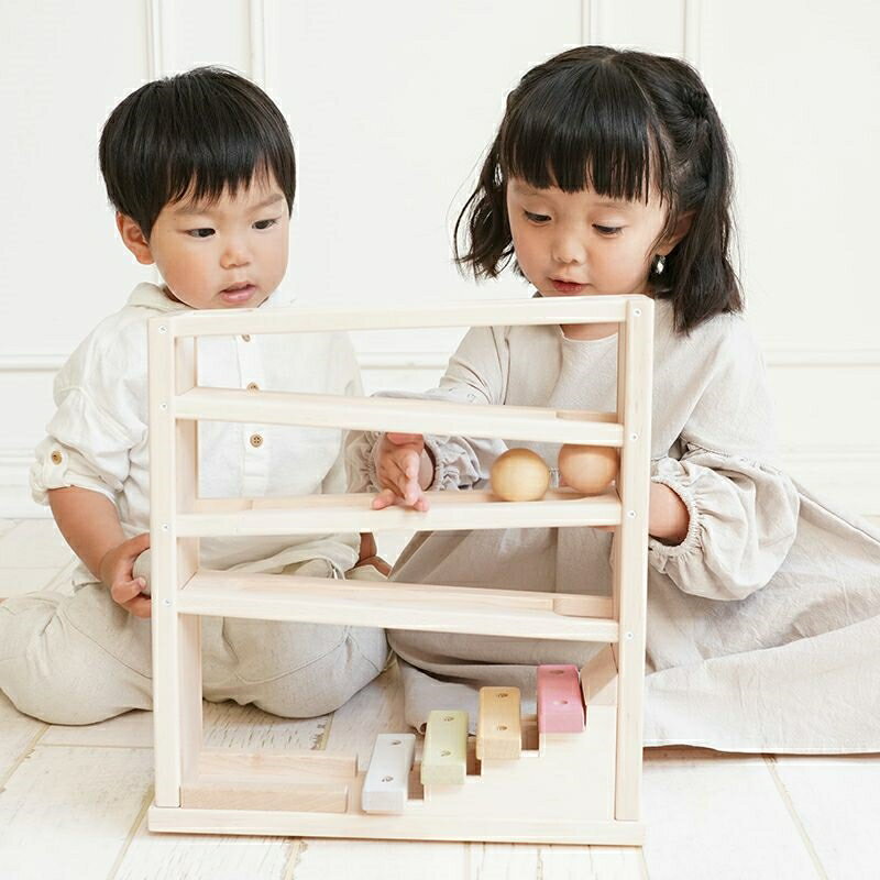 エドインター Ed.Inter 音色スロープ 木のおもちゃ 木製玩具 木琴 シロフォン 日本製 楽器 玩具 おもちゃ オモチャ 3歳 4歳 5歳 3