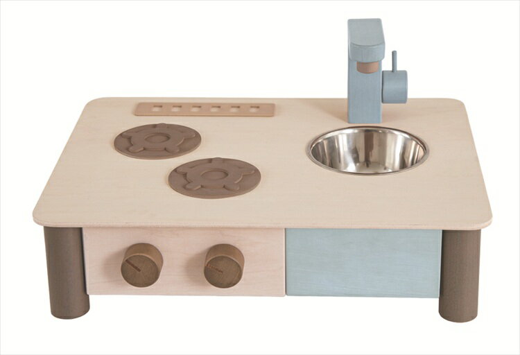 インテリアになじむ日本製ままごとキッチン エドインター Ed.Inter 木製キッチン 国産 コンパクト 木のおもちゃ ごっこ遊び おままごと クッキングトイ ...