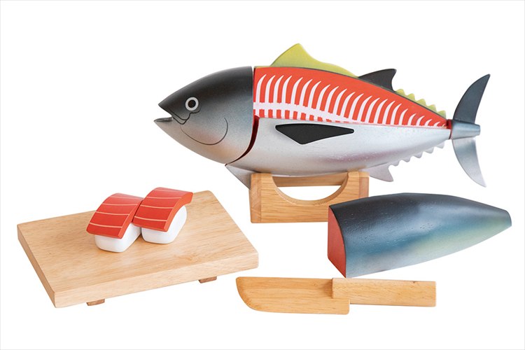 マグロ解体!寿司職人セット エドインター おままごと ままごと セット お寿司屋さん ごっこ遊び ままごと遊び なりきり おもちゃ 木製 木のおもちゃ 3歳以上...