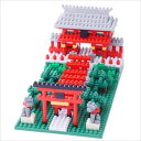 NBH_108 稲荷神社 カワダ ナノブロック nanoblock ブロック 世界最小級ブロック 12才以上 情景シリーズ 箱庭 観光スポット 530pcs