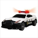 JRVC125-WH 1/32ニッサンGT-Rパトカー ジョーゼン 1/32スケールラジコン ライトドライブシリーズ 6歳〜 LEDヘッドライト点灯 パイロン3...