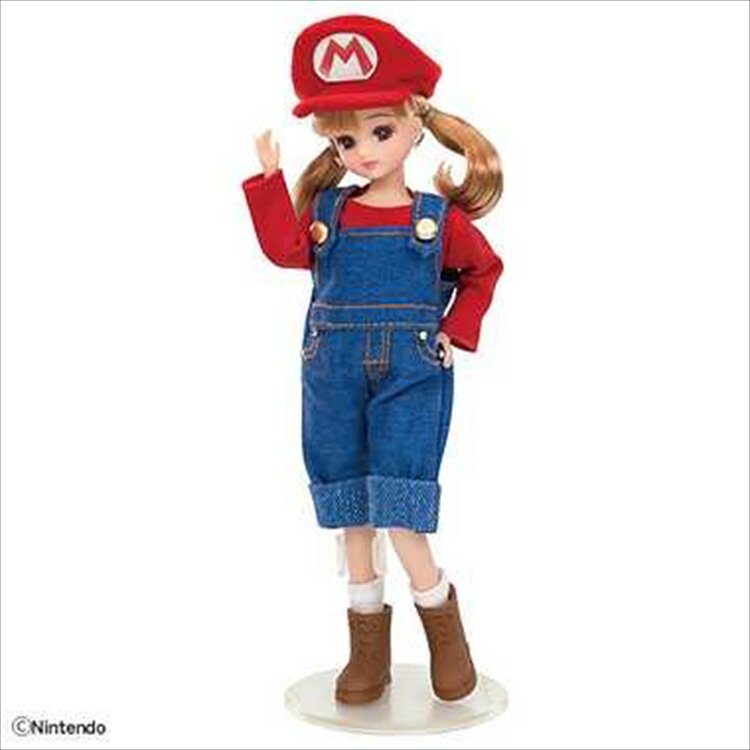 LD－33　スーパーマリオだいすきリカちゃん かわいい 人形 遊び プレゼント 誕生日 女の子 人気 子ども おままごと ぬいぐるみ クリスマス お祝いのサムネイル