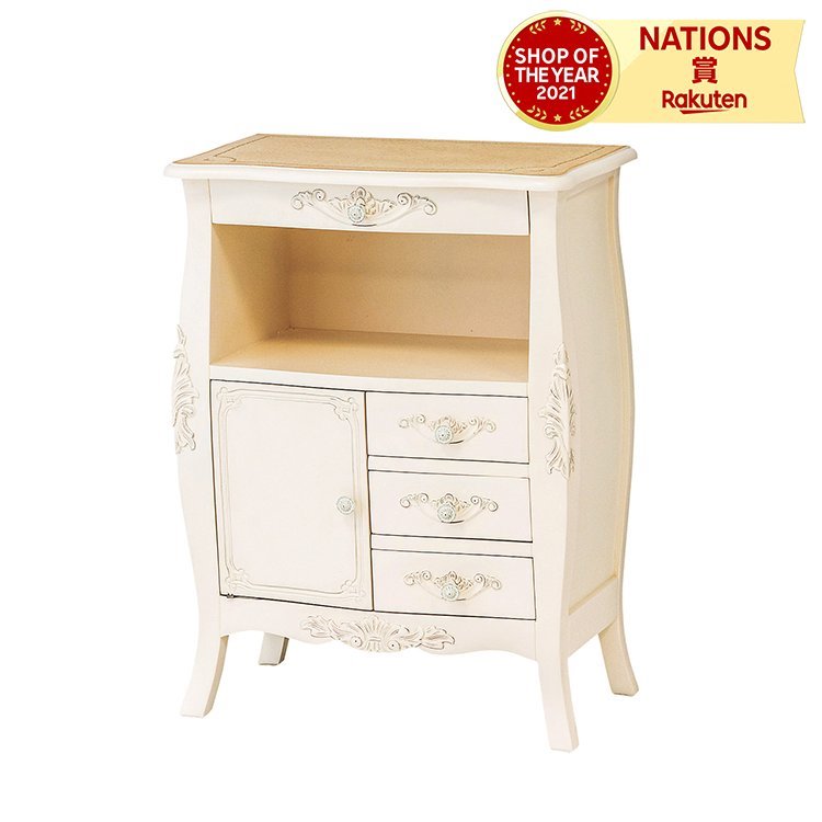 \レビュープレゼント/ コモ ファックス台 レザー調 高級感 フェルト貼り 手彫り仕上げ 玄関 リビング アクセント ヨーロッパ 天然木 中質繊維板 化粧合板