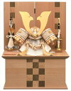五月人形 8号 白金大鍬兜 収納飾り 兜飾り 兜 かぶと 端午の節句 初節句 こどもの日 モダン おしゃれ かっこいい 男の子 お飾り コンパクト 省スペース ...