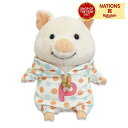 ぷーとん パーカー ぬいぐるみ S 内藤デザイン研究所 Pu-tonシリーズ こぶた ブタ マスコット アニマル かわいい 動物 雑貨