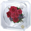 カットガラス正方形 Mサイズ 1000124715 ドライフラワー アートフラワー インテリア 雑貨 プレゼント 誕生日 日本製 化粧箱入
