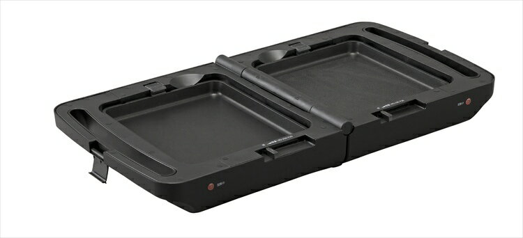 アイリスオーヤマ 両面ホットプレート DPOL-301-B 大型ホットプレート 折りたたみ式 コンパクト収納 同時調理 焼肉 卓上 調理のサムネイル