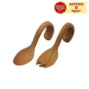 ベビースプーン&フォークセット 食べやすい キッズ ベビー ギフト プレゼント お食い初め 食育 幼児 離乳食 木 かわいい おしゃれ 長く使える ナチュラル 持ちやすい