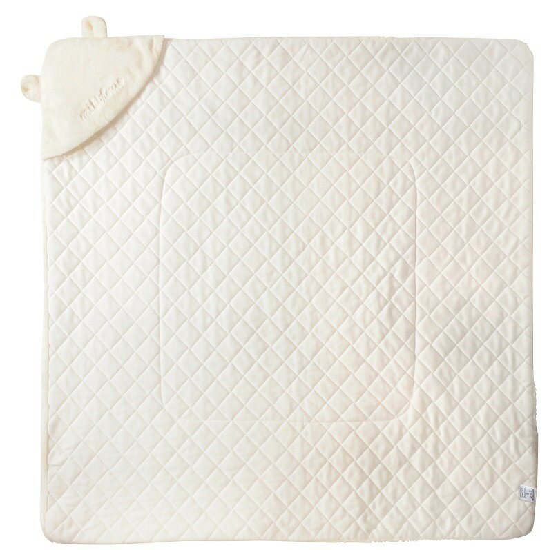 ミキハウス マイクロファー 耳付きアフガン おくるみ 出産祝い ギフト 退院 お宮参り アフガン ベビー 赤ちゃん 新生児 秋 冬 豪華 防寒 男の子 女の子 出産準備 出産祝 贈り物 プレゼント おすすめ 白 ピンク 日本 mikihouse 2