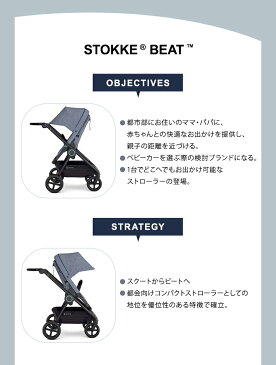 【ベビーカー】Stokke ストッケ ビート コンパクトストローラー【正規販売店 STOKKE BEAT beat 新生児 赤ちゃん ベビー 子ども 軽量 四輪 コンパクト ストローラー ベビーカー バギー おでかけ 送料無料】