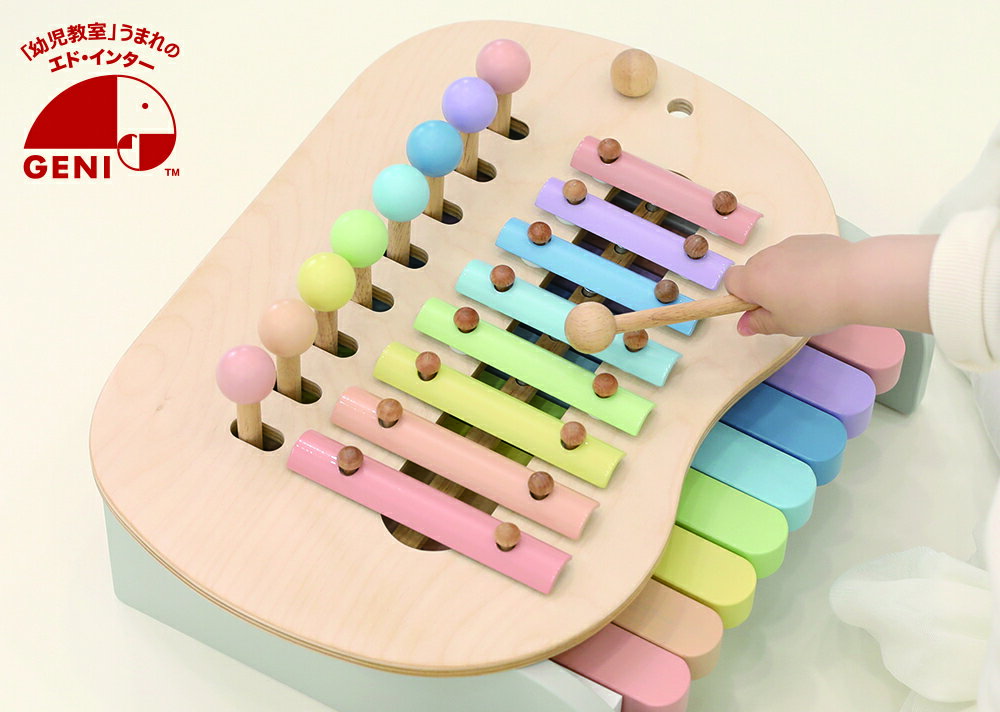 【11/25限定★抽選で最大100%ポイントバック】スウィートメロディーメーカー エドインター 木製玩具 知育玩具 ギフト 出産祝い 1歳 誕生日 木のおもちゃ...