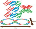 きかんしゃトーマス用オプション 8の字形になるセット 電動乗用オプション 【ワールド 野中製作所】