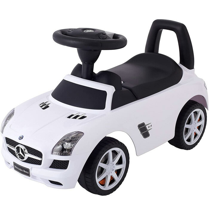 乗用メルセデスベンツ SLS AMG ホワイト乗用玩具 足けり乗用 押し車 子供用 乗り物 子供 キッズ 幼児 おもちゃ プレ…