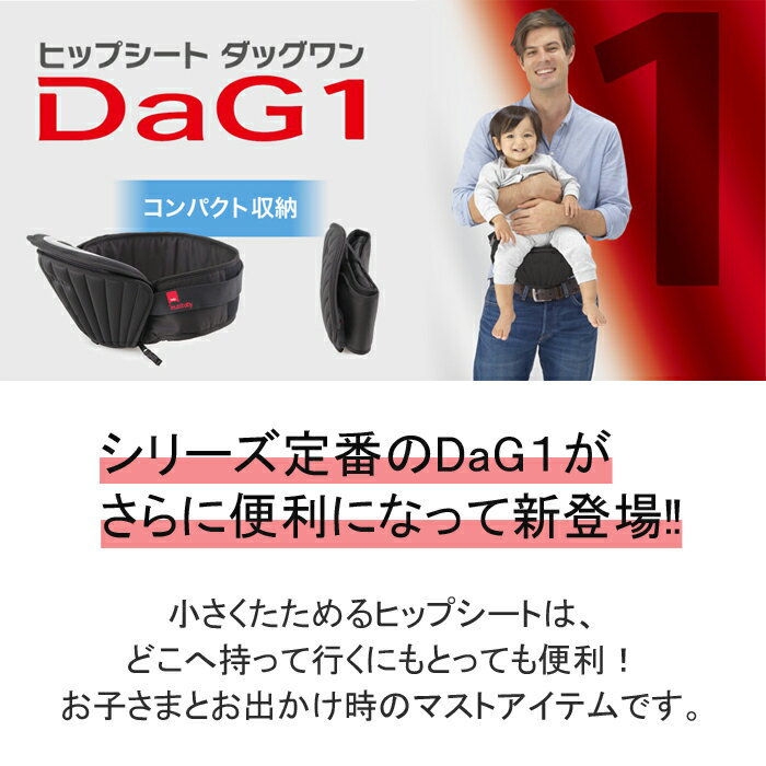 東北〜関西 送料無料　テラスベビー　DaG1　Telasbaby　たためるヒップシート　抱っこひも　抱っこ紐　だっこひも　ベビーキャリー　ダグワン　ダッグワン　ダッグ1　　ハンドタオル付