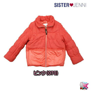 【JENNI　セール　30%OFF　sisterjenni　2014秋冬】ナイロンウール中綿ブルゾン 140・150cm　ロゴワッペン　2014秋冬カタログ掲載【シスタージェニィ　ジェニィ　JENNI BABY　子供服　キッズ　女の子】※宅急便でお届け