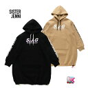 東北～関西・送料無料　SISTER JENNI 2021 秋冬　ドロスト裏起毛パーカーワンピ　長袖　プルオーバー　ロング丈　ワンピース　シスタージェニィ