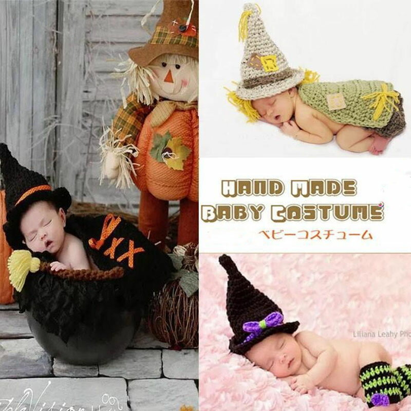 【お買い物マラソン P10倍UP】寝相アート 赤ちゃん ハロウィン ニューボーンフォト 衣装 お七夜 お七や ベビー ニューボーンフォント 子供 衣類 魔女 ベビーニューボーンフォント 1ヶ月 2ヶ月 3ヶ月 ベビー 昼寝アート 赤ちゃん コスチューム 仮装