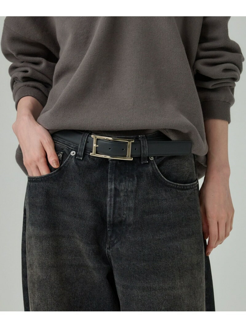 【柳橋唯さんYouTube紹介アイテム】バックルベルト BABYLONE バビロン ファッション雑貨 ベルト ブラック ブラウン【先行予約】*【送料無料】[Rakuten Fashion]