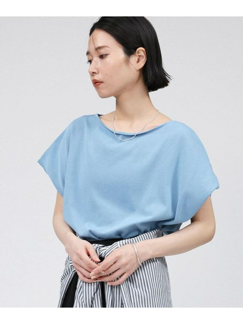 【SALE／50%OFF】コットンストレッチプルオーバー BABYLONE バビロン トップス カットソー・Tシャツ ブルー ブラック ホワイト【RBA_E】【送料無料】[Rakuten Fashion]のサムネイル