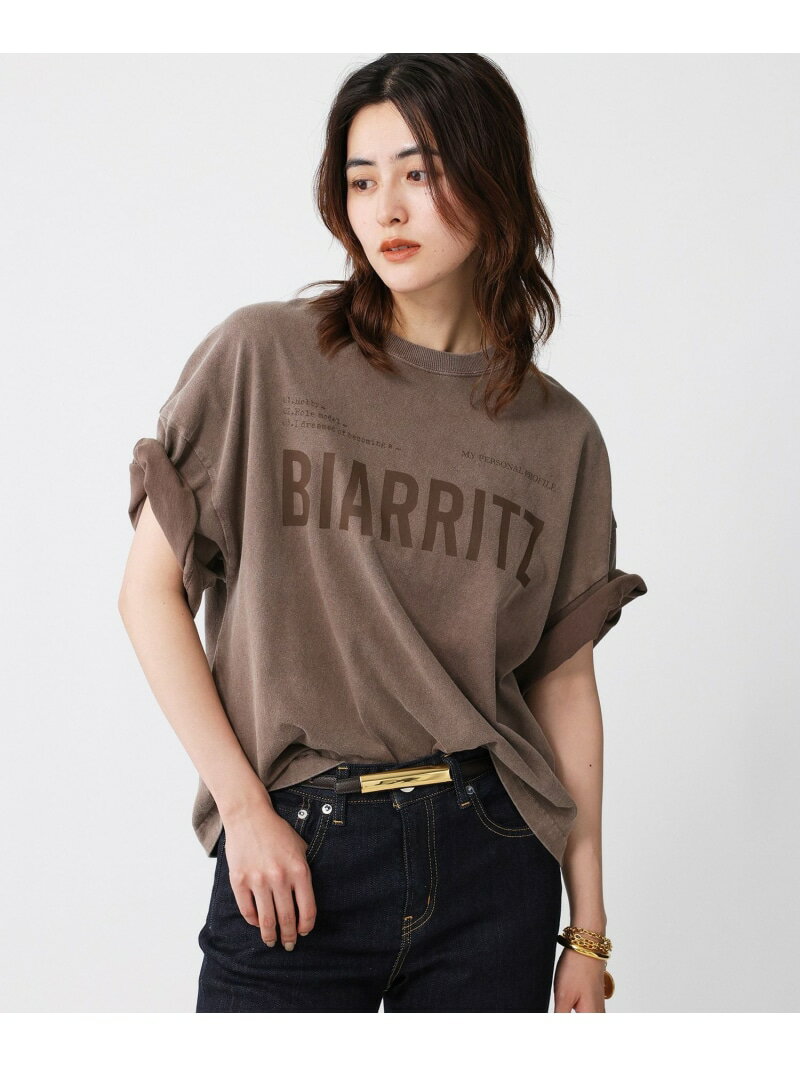 【upper hights】big wide tee BABYLONE バビロン トップス カットソー・Tシャツ ブラウン グレー【送料無料】[Rakuten Fashion]のサムネイル