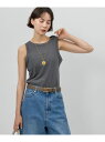 【SALE/30%OFF】ヴィンテージフライスタンク BABYLONE バビロン トップス ノースリーブ・タンクトップ ベージュ ブラック グレー【RBA_E】...