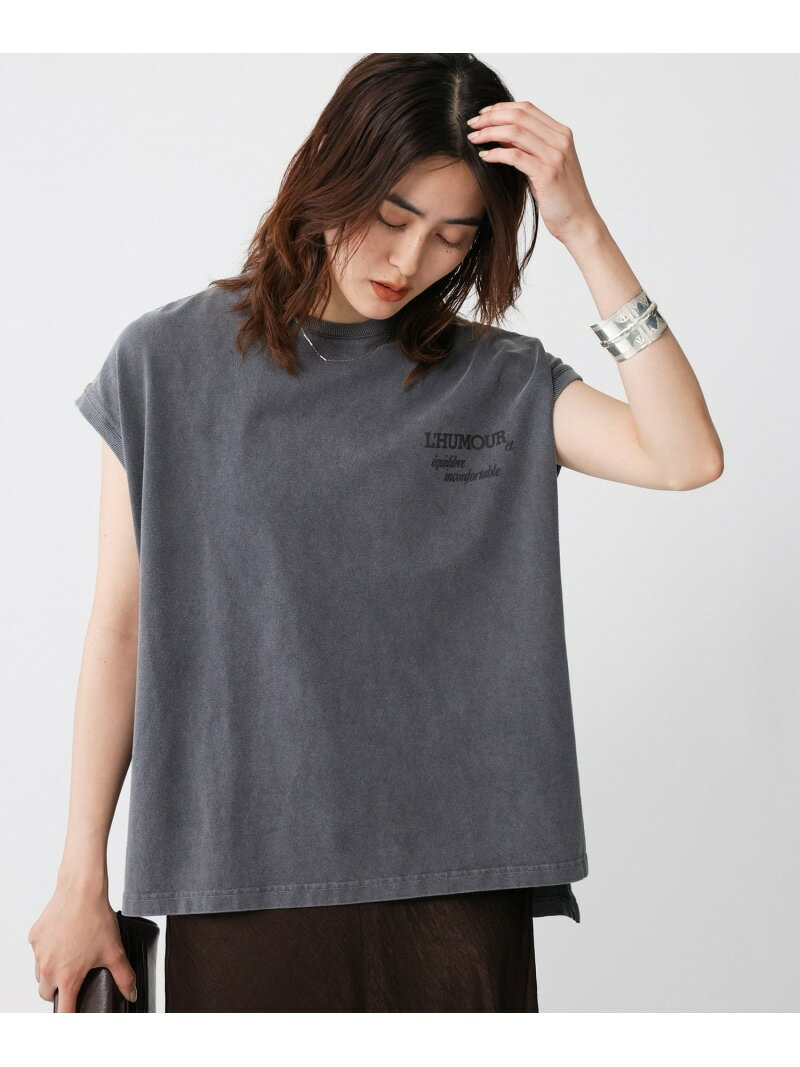 【upper hights】big nosleeve BABYLONE バビロン トップス カットソー・Tシャツ ブラウン グレー【送料無料】[Rakuten Fashion]のサムネイル
