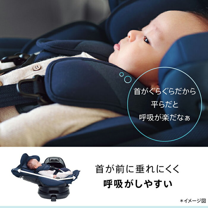 【ママ割でさらに ポイントUP！】[2-7]チャイルドシート アップリカ フラディア グロウ エバー[アイランドブラックBK]/　アイソフィックス 回転式 SoDo 3