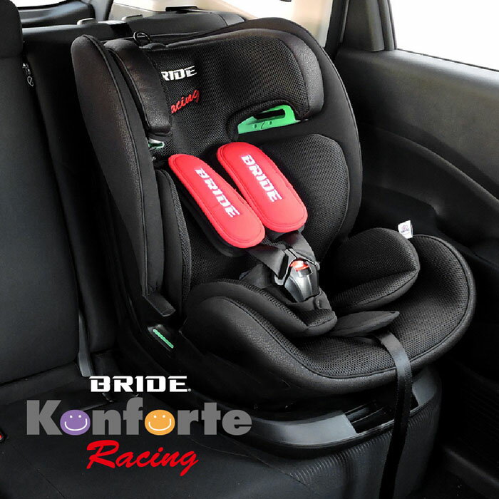 チャイルドシート リーマン BRIDE コンフォルテ レーシング[ブラック]＋MT/　ジュニアシート CW007 ブリッド アイソフィックス isofix R129 SoDo