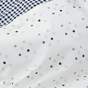 【ミニ】フジキ ベビーポルカ洗えるミニ布団セット5点[モノトーン]/　カバーリング ミニベビー布団 ねんね 赤ちゃん 日本製 SoD- 2