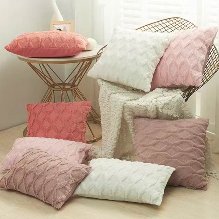 クッションカバー 洗える 50×50cm 45×45cm 30×50cm 春夏 秋冬 無地 背当て クッション カバー おしゃれ 北欧 かわいい シンプル 正方形 角型 座布団カバー 四角 長方形 プレゼント ギフト 新生活 新居 引越し祝い 新築 送料無料 [3]