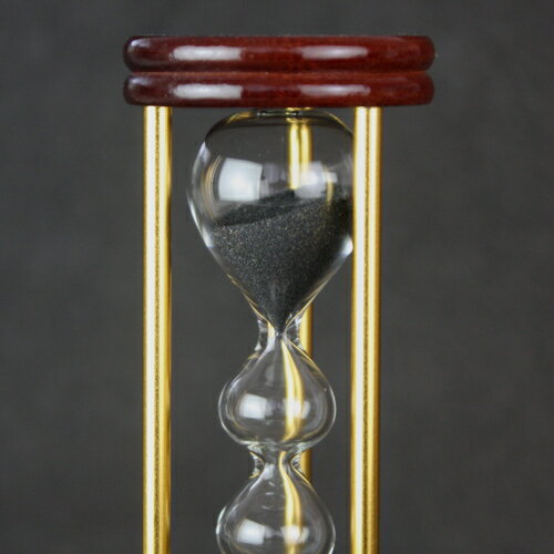 砂時計3分フレンチサンドグラス砂鉄金子硝子工芸日本製