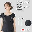 夜中の授乳に最適 授乳インナー コットン100 穴あきシャツ(一分袖) 授乳用インナーモーブラ 授乳用穴あきインナー モーハウスブラ MO-HOUSE 日本製 フェムテック Femtech 綿素材 産後の冷えを解消 助産師会推奨