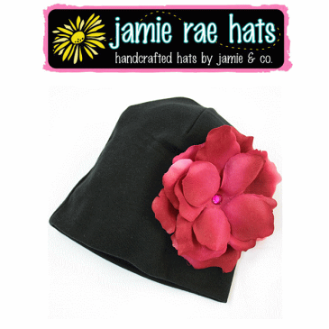 ジェイミーレイハット（Jamie Rae Hats）お花の帽子レッドプチローズハット コットン帽◆プレゼント・ギフト・出産祝い・お祝い・キッズ・ベビー・子供用帽子キッズ用帽子・ベビー用帽子・赤ちゃん用帽子・可愛い・女の子◆02P27May16