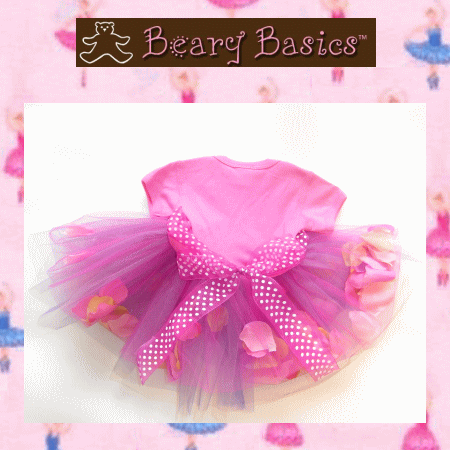 この1アイテムでプリンセスベビー!Beary Basics ロンパースチュチュ Fuchsia Delight(フューシャピンク)◆プレゼント・ギフト・出産祝い・お祝い・キッズ・ベビー・赤ちゃんベビー服・子供服・ベビー用・女の子・フリフリ・チュチュ◆02P19Dec15