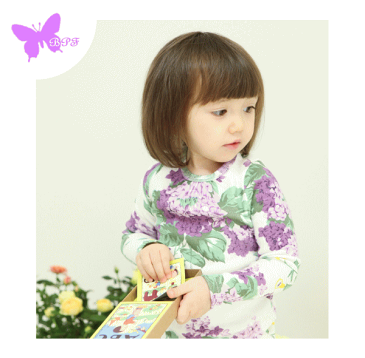 ☆Baby Purple Favorites!パープル＆ラベンダーフラワートップ 　02P03Sep16