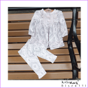 とびっきりおしゃれなベビちゃんに♪Biscotti ローズドレスセット PORTRAIT IN TOILE(12-18M) Kate Mack ケイトマック 12M 18M 24M