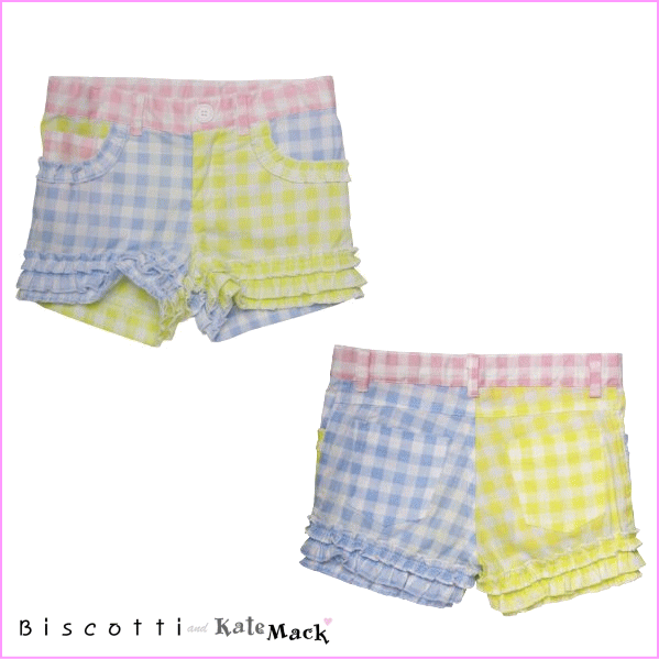 Kate Mack ケイトマックBEACH BOWSギンガムチェックショートパンツ 5T◆プレゼント・ギフト・出産祝い・お祝い・キッズ・ベビー・赤ちゃんベビー服・子供服・ベビー用・キッズ用・女の子◆ P19Jul15