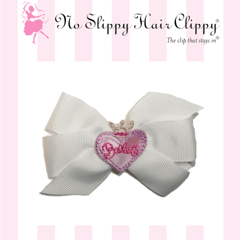 リボン?それともモチーフでキューティ?No Slippy Hair Clippy Hanna クラウンハートリボン リボン?それともモチーフでキューティ?No Slippy Hair Clippy Hanna クラウンハートリボン
