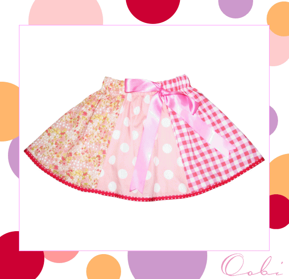 うるわしのOobiベビー♪Oobi　Aria Kitchen Floral Skirt（フレアスカート）◆プレゼント・ギフト・出産祝い・お祝い・キッズ・ベビー・赤ちゃんベビー服・子供服・ベビー用・キッズ用・女の子・リボン◆ P16Sep15