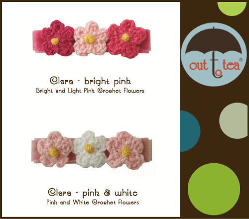 ベビちゃんと共有したいアイテムいっぱい!out to tea Claraヘアクリップ(全2種)◆プレゼント・ギフト・出産祝い・ヘアゴム・ヘアピン・ヘアクリップヘアアクセサリー・リボン・ベビー用・キッズ用・かわいい・可愛い・女の子◆02P09Jan16
