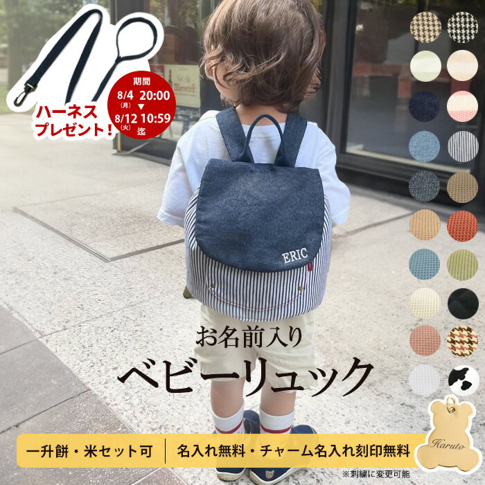 【ランキング1位】名入れ 無料 ベビー リュック 1歳 誕生日プレゼント ベビーリュック一升餅リュック 小分け 一升餅 一升米 令和6年産 コシヒカリ 選び取りカード 刺繍 ギフト 出産祝い男の子 女の子 一生餅 一生米ラッピング
