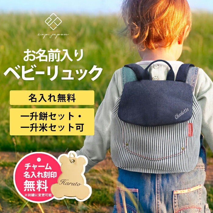 ベビー リュック 一升餅リュック 名入れ無料 1歳 誕生日プレゼント リュック リュックサック 一升餅セット 一升餅 小分け 一升米セット 男の子 女の子 ブランド 選び取りカード 出産祝い ベビーリュック【最短翌日配達】