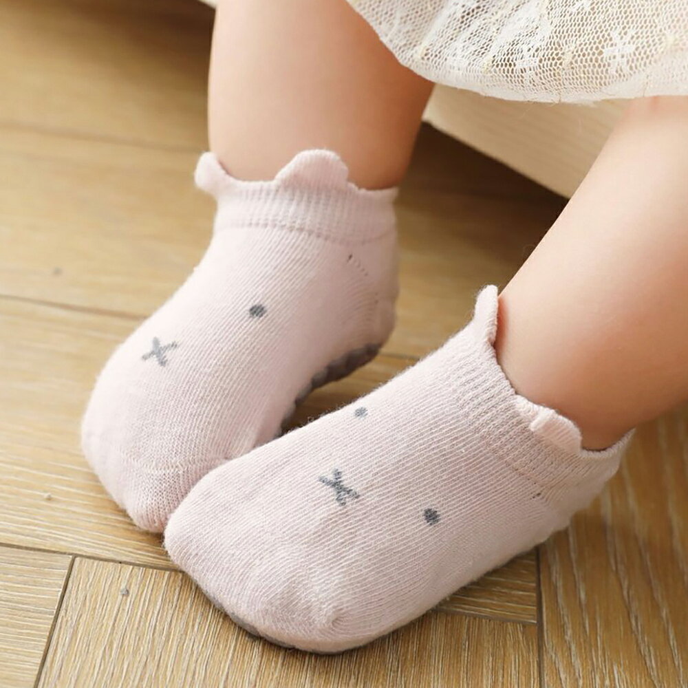 樂天商城 - 赤ちゃん靴下 5足セット ベビーソックス 肌に優しい綿素材 滑り止め付き シリコンかかと止めでずれない 春 夏 秋 冬 6ヶ月から5歳