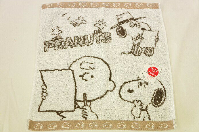 西川 ハンドタオル PEANUTSスヌーピー「フレンズ柄」