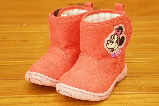 【送料無料/一部地域除く】【あす楽対応】ムーンスター ディズニーブーツ ピンク(ミニー)DNB1238のサムネイル
