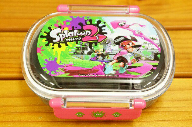 スケーター 食洗機対応ふわっとフタタイトランチボックス小判型 スプラトゥーン2(Q...