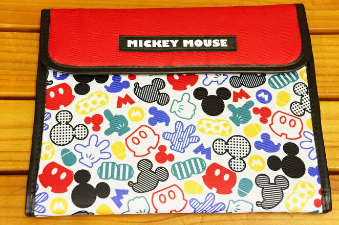 クーザDisney MICKEY MOUSE ミッキーマウス（アイコンレッド）ジャバラマルチケース（母子手帳ケース）DJM-2407K