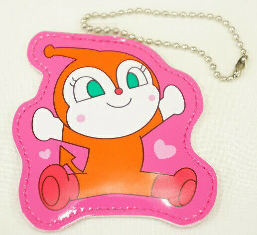 伊藤産業 アンパンマンキャラ ドキンちゃん おなまえホルダー(ボールチェーン付き)AND-600