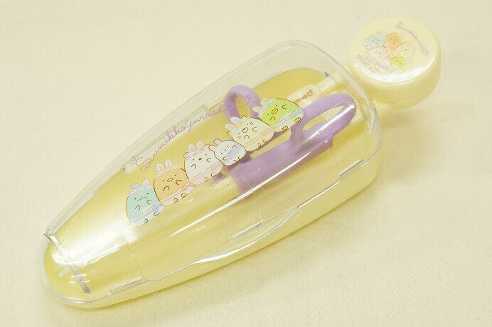 スケーター 収納ケース付 デラックストレーニング箸 すみっコぐらし【右手用】(ADXT1S)