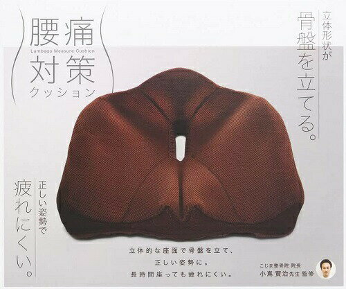 【送料無料/一部地域除く】コジット 腰痛対策クッション ブラウン